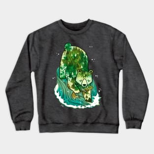 Forest Spirit Bear Crewneck Sweatshirt